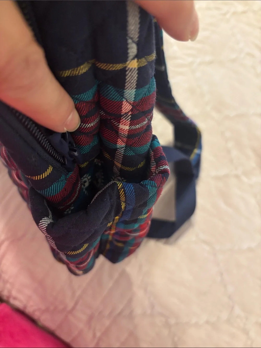 Vera Bradley Mini Plaid Backpack